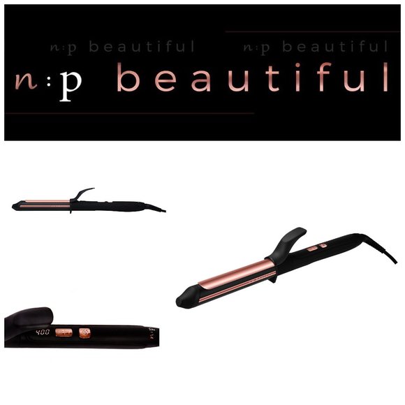 n:p beautiful Accessories - NEW n:p beautiful curling iron Black & Rose Gold